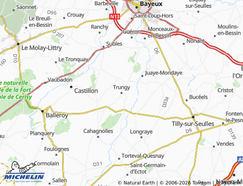 MICHELIN Trungy map - ViaMichelin