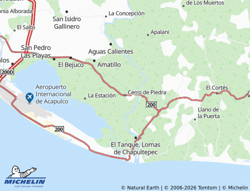 MICHELIN-Landkarte Cerro de Piedra - ViaMichelin