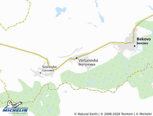 MICHELIN-Landkarte Vertunovka - ViaMichelin