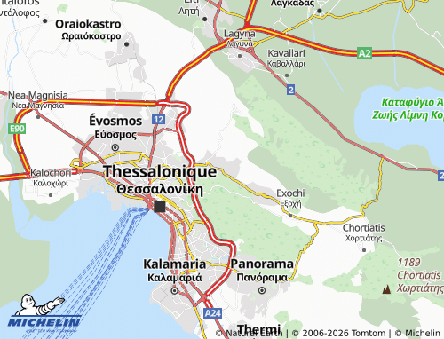 MICHELIN Pefka map - ViaMichelin