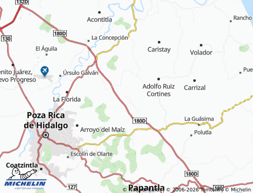 Mappa MICHELIN Vicente Herrera - ViaMichelin