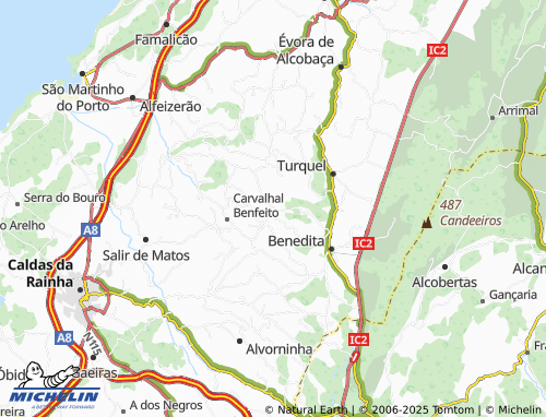 MICHELIN Santa Catarina map - ViaMichelin