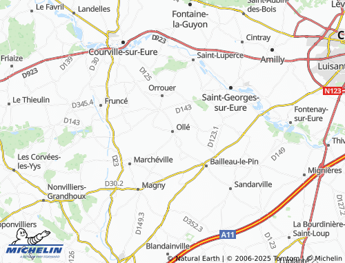 MICHELIN Ollé map - ViaMichelin