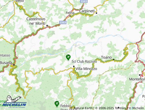 MICHELIN Meruzzo map - ViaMichelin