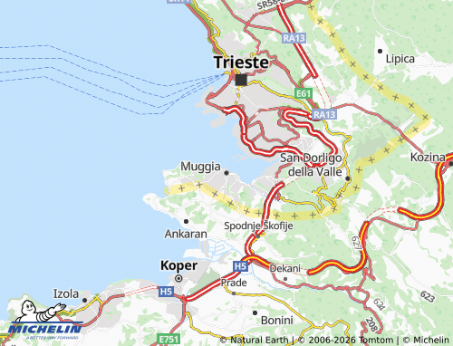 Mapa MICHELIN Muggia - ViaMichelin