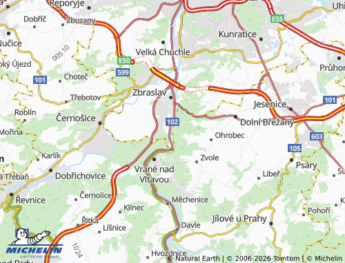 Mappa MICHELIN Jarov - ViaMichelin