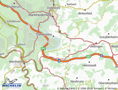 Mappa MICHELIN Homburg am Main - ViaMichelin