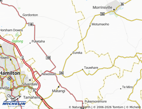 Mapa MICHELIN Eureka - ViaMichelin