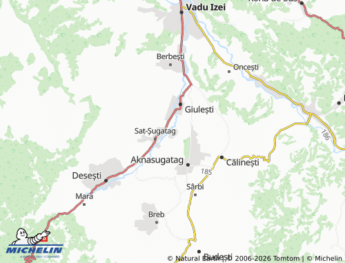 Mappa MICHELIN Mănăstirea - ViaMichelin