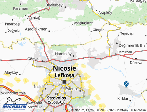 MICHELIN Hamitköy map - ViaMichelin