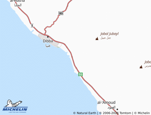 MICHELIN Al Dahiah map - ViaMichelin