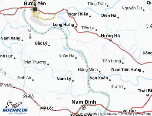 Mapa MICHELIN Nhân Thịnh - ViaMichelin