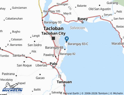 MICHELIN Barangay 75 map - ViaMichelin