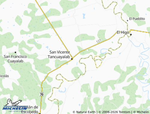 MICHELIN Benito Juárez map - ViaMichelin