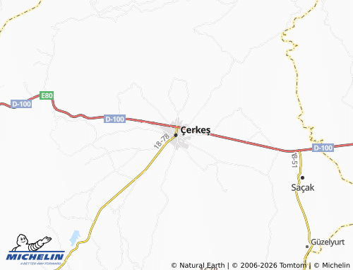 MICHELIN-Landkarte İdris - ViaMichelin