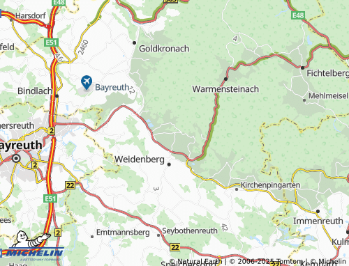MICHELIN-Landkarte Heßlach - ViaMichelin