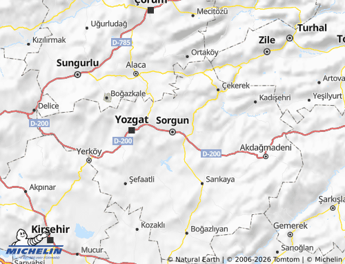 Mappa MICHELIN Sorgun - ViaMichelin