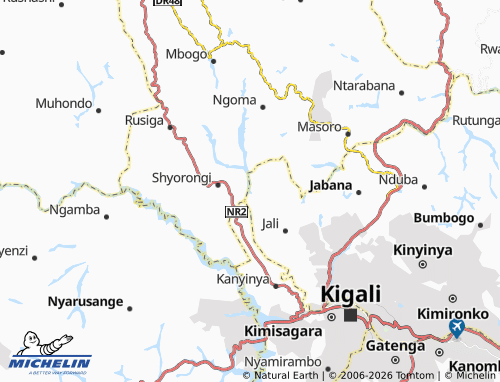 Mapa MICHELIN Nkusi - ViaMichelin