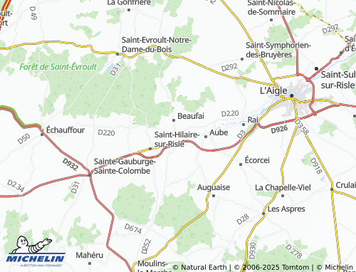 Mapa MICHELIN Le Vieux-Beaufai - ViaMichelin