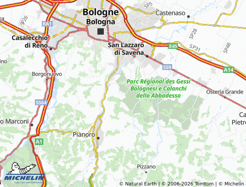 Mappa MICHELIN Montecalvo - ViaMichelin