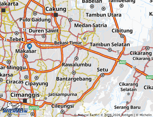 Mapa MICHELIN Rawalumbu - ViaMichelin