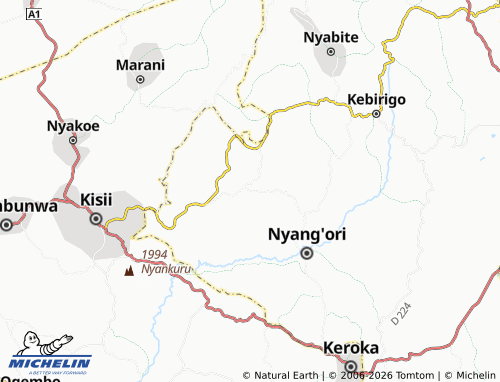 Mappa MICHELIN Tombe - ViaMichelin