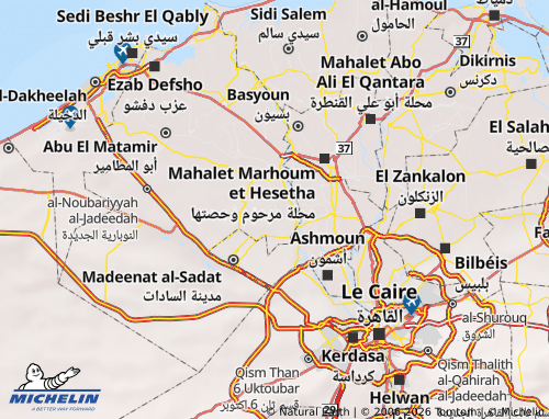 Carte MICHELIN Badr - ViaMichelin
