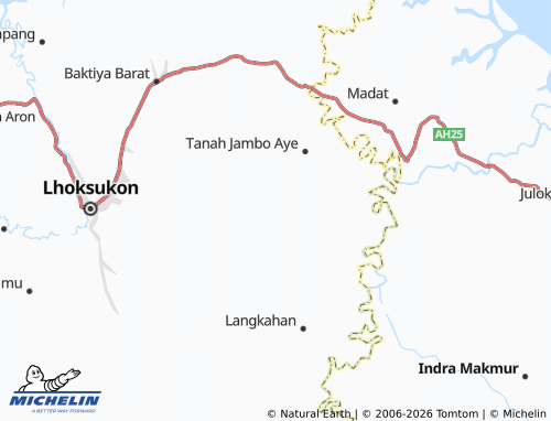 MICHELIN Ujong Dama map - ViaMichelin