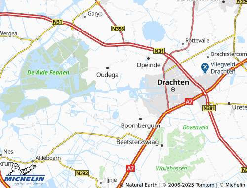 MICHELIN Smalle Ee map - ViaMichelin