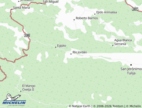 Kaart MICHELIN Río Jordán - ViaMichelin