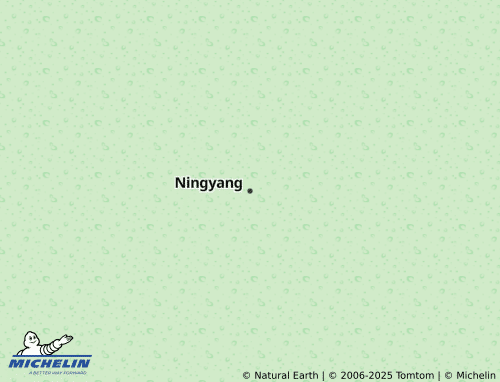 MICHELIN Ningyang map - ViaMichelin