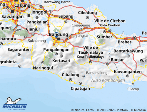 Carte MICHELIN Garut - ViaMichelin