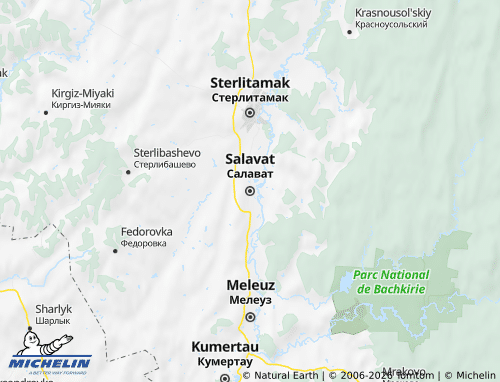 MICHELIN-Landkarte Salawat - ViaMichelin