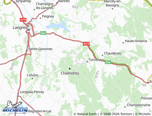 MICHELIN Culmont map - ViaMichelin