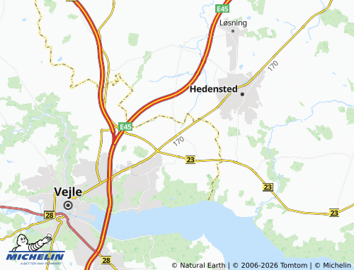 Kaart MICHELIN Bredal - ViaMichelin