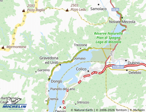 Mapa MICHELIN Vercana - ViaMichelin