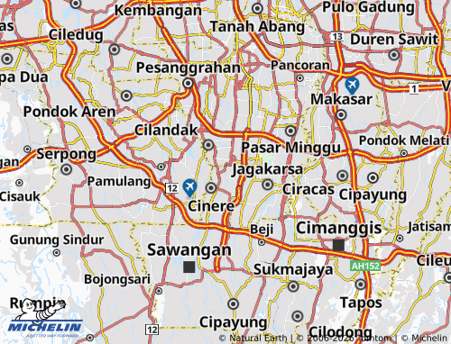 Mapa MICHELIN Pangkalanjati - ViaMichelin