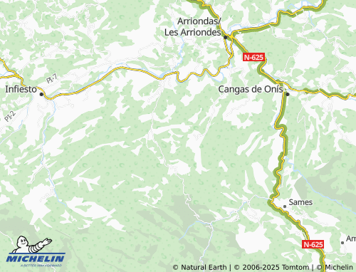 MICHELIN Montes map - ViaMichelin