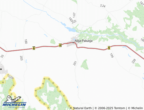 MICHELIN Abjaku map - ViaMichelin
