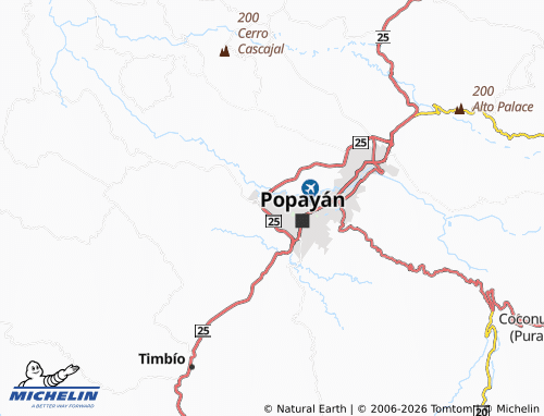 MICHELIN Colombia II map - ViaMichelin