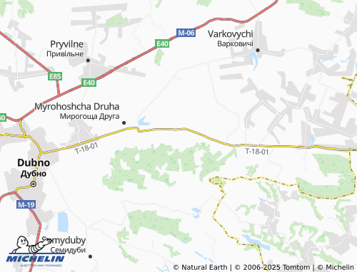 MICHELIN Lypa map - ViaMichelin