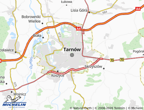 Kaart MICHELIN Tarnow - ViaMichelin