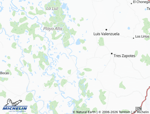 Mapa MICHELIN Boca de San Miguel - ViaMichelin