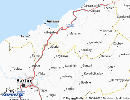 MICHELIN Saraydüzü map - ViaMichelin