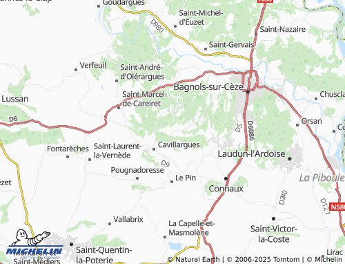 Carte MICHELIN Mégier - ViaMichelin