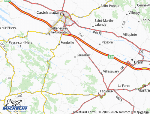 Mapa MICHELIN Laurabuc - ViaMichelin