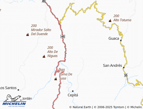 MICHELIN Umpala Centro map - ViaMichelin
