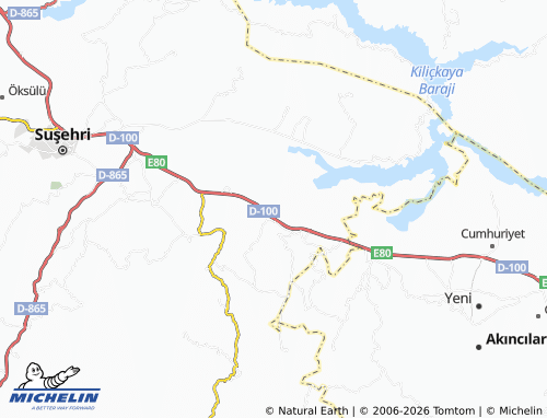 Mappa MICHELIN Küçük Güzel - ViaMichelin