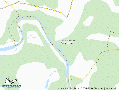 MICHELIN-Landkarte Vostretsovo - ViaMichelin