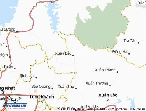 MICHELIN Xuân Bắc map - ViaMichelin